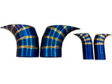 Tear Drop Exit - Blue - Titanium