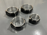 Dual Seal Clamp Assemblies - 4.00" - Aluminum