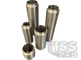Titanium Muffler / Resonator - 18" Length - Cylinder