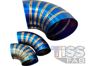 BLUE Pre-welded Pie Cuts - 90* bend - 1.5D Loose Radius